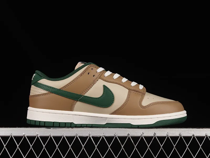 All categories Nk SB Dunk series Nk SB Dunk Low low-top sneakers J version Nk Dunk Low "Tans" retro green SB low-top sports and leisure sneakers FB7160-231